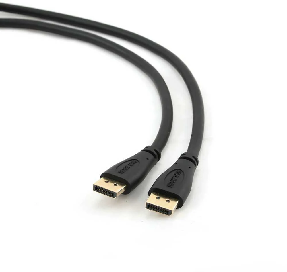 GEMBIRD CC-DP2-10 cable DISPLAYPORT V1.2 3M GOLD 4K Juodas