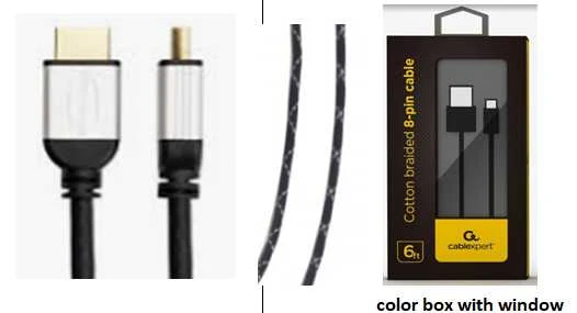 Gembird Cablexpert CCB-HDMIL-7.5M didelės spartos HDMI laidas su eternetu "Select Plus Series" Cablexpert HDMI į HDMI, 7,5 m