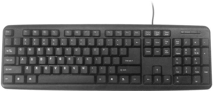 Klaviatūra Gembird KB-U-103-RU EN/RU