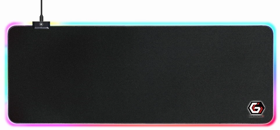 GEMBIRD MP-GAMELED-L Pelės kilimėlis žaidimams with LED light effect L-size 300x800mm