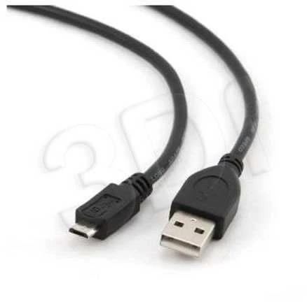 GEMBIRD CCP-MUSB2-AMBM-10 Gembird micro USB cable 2.0 AM-MBM5P juodas 3m