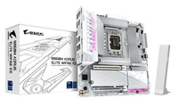 GIGABYTE B860M AORUS ELITE WF6E ICE pagrindinė plokštė – Intel Core Ultra serijos procesoriai, 12+1+2+1 fazių VRM, iki 9200MHz DDR5, 1xPCIe 5.0 + 2xPCIe 4.0 M.2, 2.5GbE 4E, USB