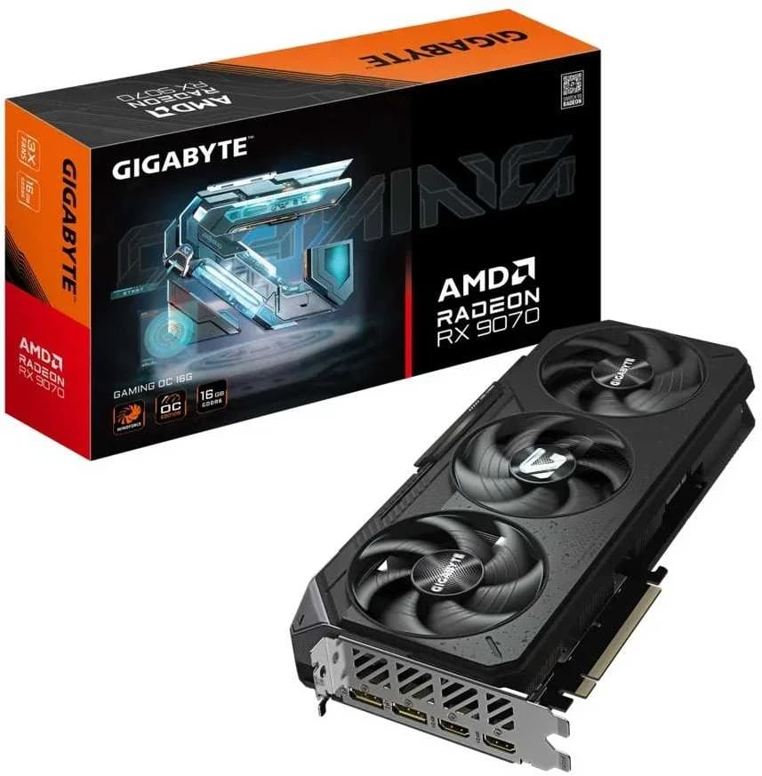 Vaizdo plokštė Gigabyte Radeon RX 9070 GAMING OC 16GB (GV-R9070GAMING OC-16GD)