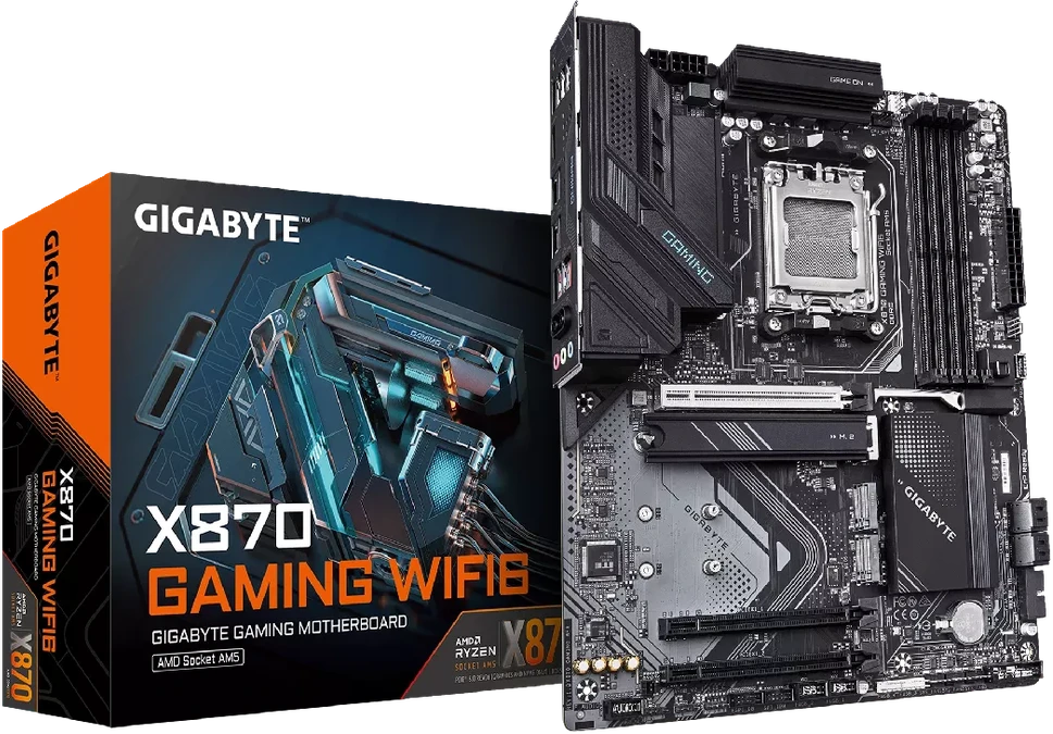 Pagrindinė plokštė GIGABYTE X870 GAMING WF6 AM5 4xDDR5 6xSATA 3xM.2