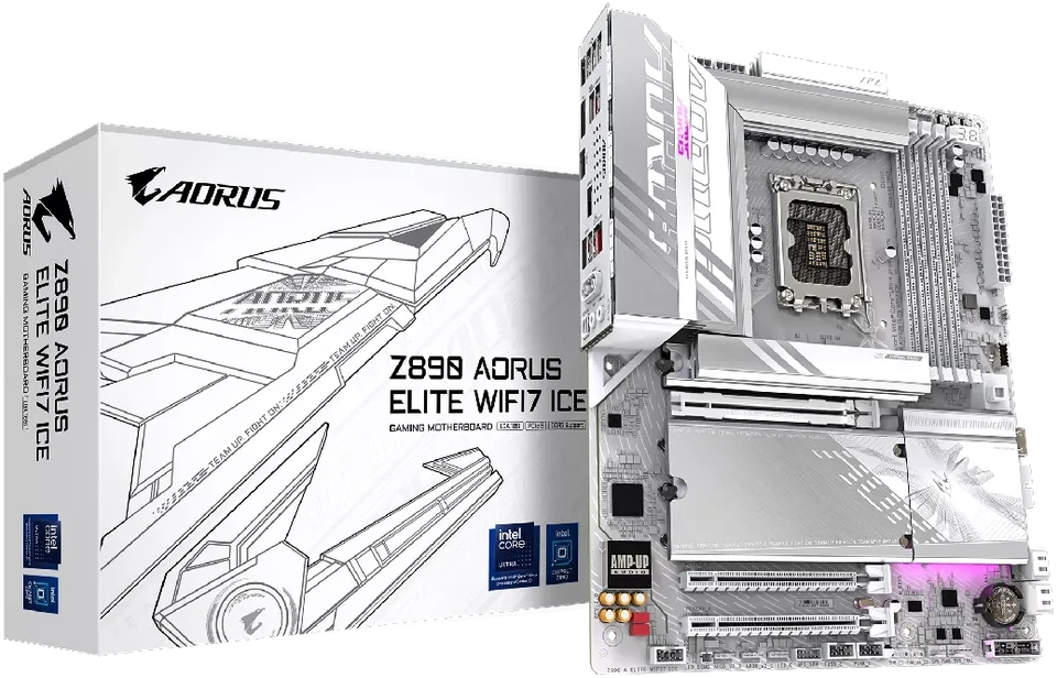 Pagrindinė plokštė GIGABYTE Z890 A ELITE WF7 ICE