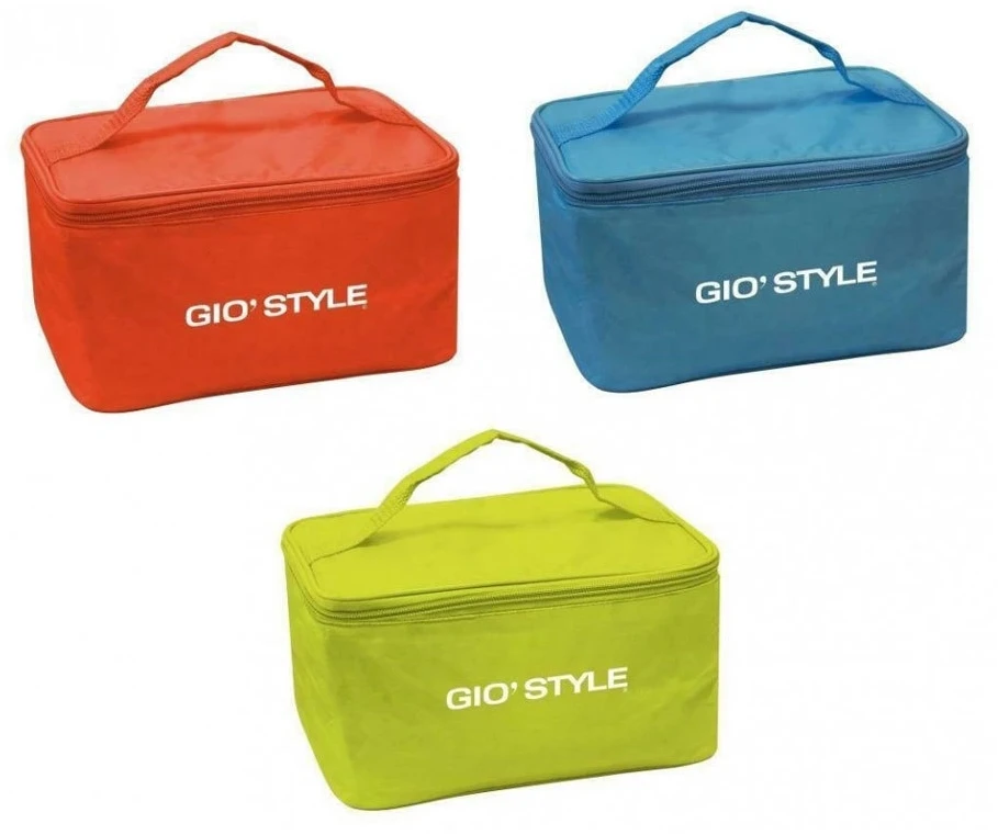 GioStyle GIO`STYLE Termiska pusdienu soma Fiesta Lunch Bag asorti oranza/gaisi zila/zala 112305333