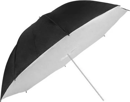 GlareOne Parasolka studyjna sidabrinė su dyfuzorem 110cm