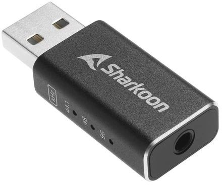 Sharkoon Gaming DAC Pro S V3, Garso plokštė - juodas