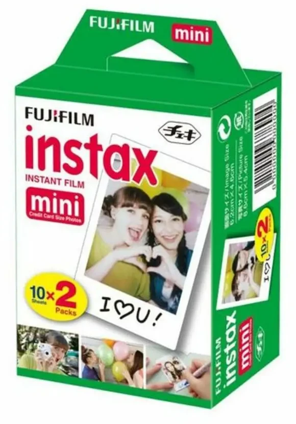 FUJIFILM instax mini filmas (blizgus) (spalva) (2x10 - dvigubas paketas)