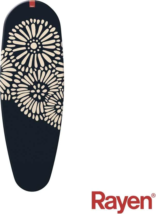 NPC Polska Rayen lyginimo lentos užvalkalas, 127 x 51 cm, juodas