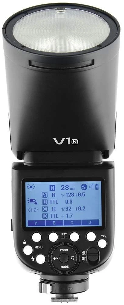 Godox V1 apvalios galvos blykstė Nikon