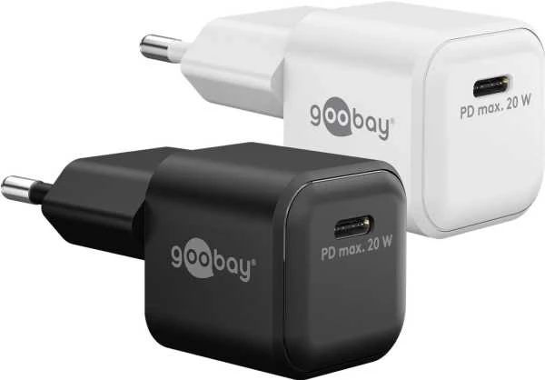 Goobay 20 W USB-C PD GaN greitasis įkroviklis Nano | USB-C