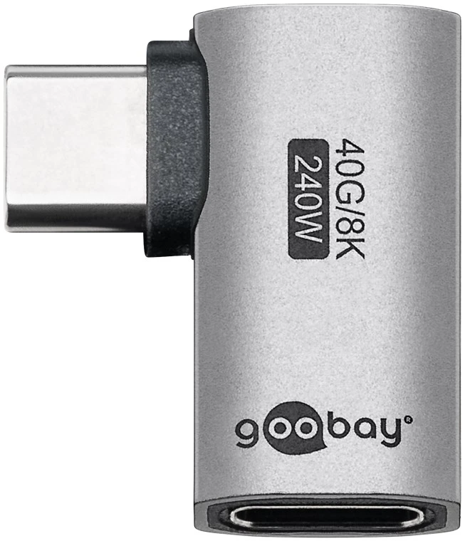 Goobay USB-C adapteris Horizontalus 90°, USB4 | 74441