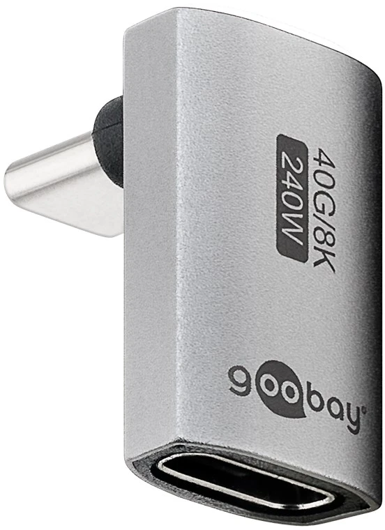 „Goobay“ USB-C adapteris, vertikalus, 90° ilgio, USB4 | 74442