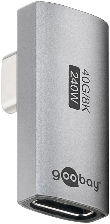 „Goobay 74443“ USB-C adapteris, vertikalus, 90° pasuktas, USB4.0