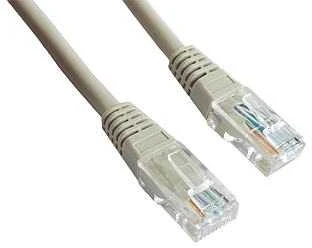 „Goobay“ | CAT 5e jungiamasis kabelis, U/UTP | Pilkas RJ45 kištukas (8P8C) | RJ45 kištukas (8P8C)