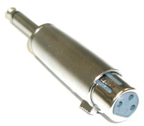 Adapteris AV Goobay Jack 6.3mm - XLR sidabrinė (JAB-857173)