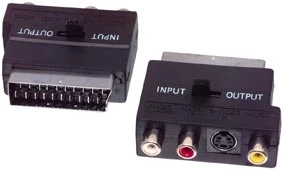 Adapteris AV Goobay Scart – kompozitinis juodas (50123)