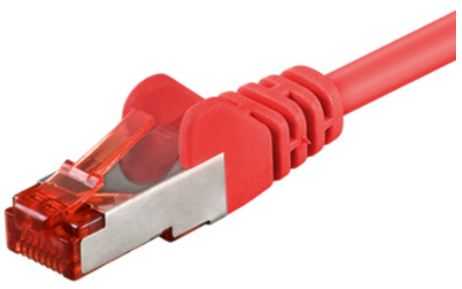 „Goobay“ jungiamasis kabelis CAT6 RJ45 S/FTP 0,25m, raudonas