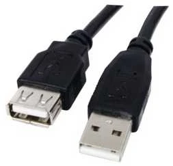 Wentronic TECHLY 686221 Techly Hi-Speed USB 2.0 ilgintuvas A-A M/F 30cm juodas