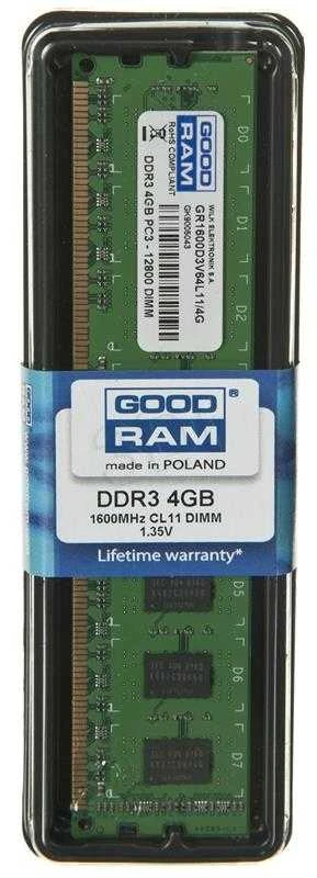 GOODRAM DDR3 DIMM 8GB 1600MHz CL11 1.35V