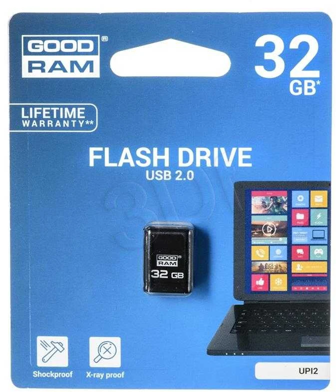 GOODRAM UPI2-0320K0R11 GOODRAM atmintis USB UPI2 32GB USB 2.0 Juodas