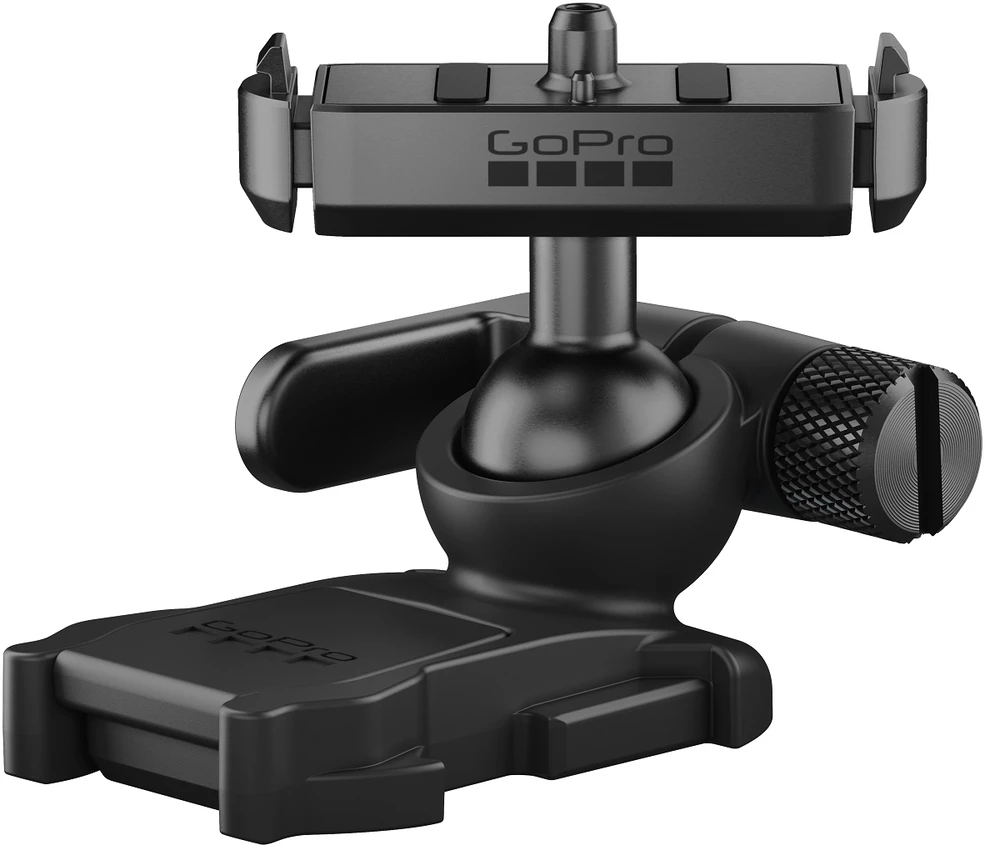 GOPRO MAGNETIC LATCH BALL JOINT MOUNT HERO13 Juodas