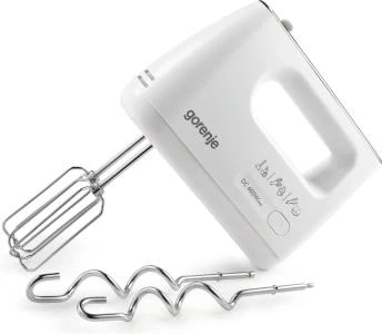 Plakiklis Gorenje | Hand Mixer | M460CDC | Hand Mixer | 460 W | Greičių skaičius 5 | Turbo mode | Baltas