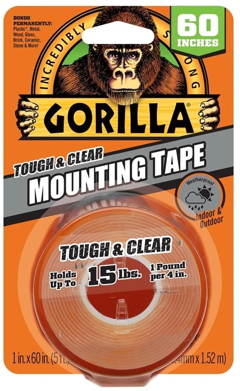 Gorilla juosta Montavimas Clear 1,5m | Gorila