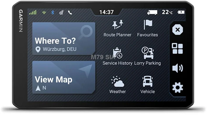 Garmin dēzl™ LGV720 7″ sunkvežimių navigatoriai su GPS