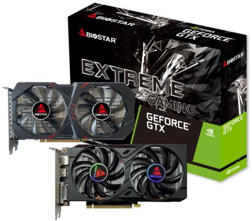 Vaizdo plokštė BIOSTAR NVIDIA GeForce GTX 1660 TI, 6 GB, GDDR6