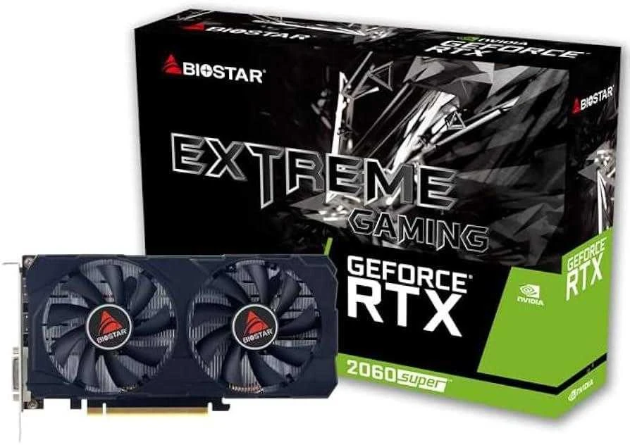 Vaizdo plokštė Biostar GeForce RTX 2060 SUPER NVIDIA 8 GB GDDR6