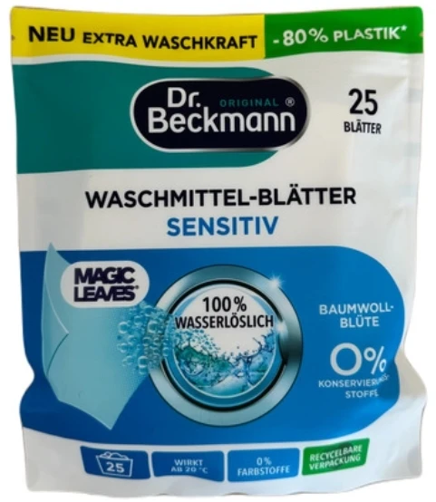 DR.BECKMANN Dr_Beckmann Skalbimo lapeliai Dr. Beckmann JAUTRIAI ODAI, 25 vnt.