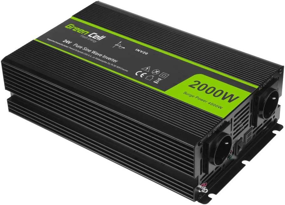 Green Cell Inverteris Žalias Cell 24V/230V 2000W/4000W