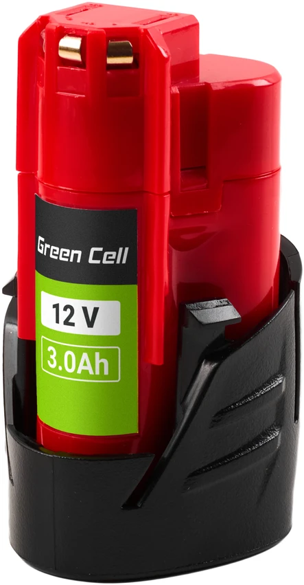 Green Cell Žalias Cell Žalias Cell baterija, skirta Milwaukee M12 12V 3Ah pakaitinė baterija M12 B3 4932451388