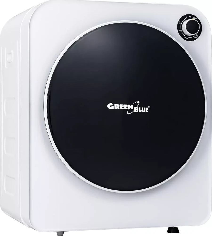 GreenBlue GB410 elektrinė būgninė džiovyklė, 3kg 830 W, ventiliuojama, 5 džiovinimo programos Kompaktiškas stalviršis, montuojamas ant sienos, nešiojamas su priedais