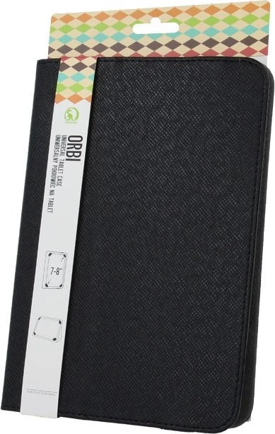 Greengo TelForceone Universal Orbi 7"- 8" dėklas planšetiniam kompiuteriui juodos spalvos wrapper