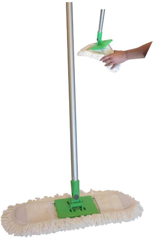 Grindų šepetys su kilpiniu dangalu iš mikrofibros Sauber 40cm