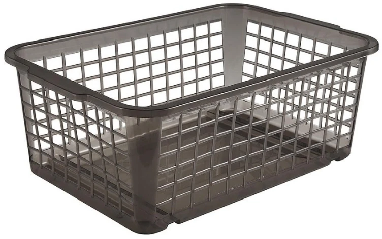Lumarko Keeeper Mini basket 30x20x11cm Fred transparent pilkas
