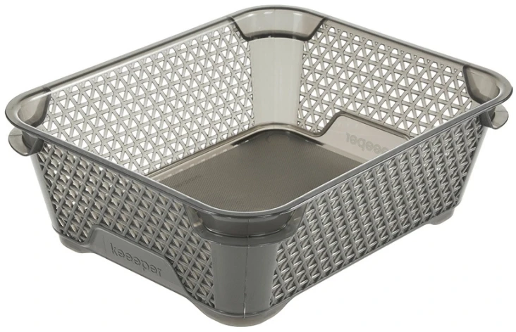 Blackfit8 Keeeper Basket mini A6 Mirko 20x16x7cm crystal pilka (transparent)