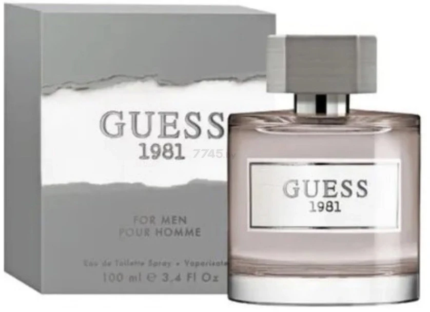 Kvepalai vyrams GUESS Guess 1981 EDT, 100 ml