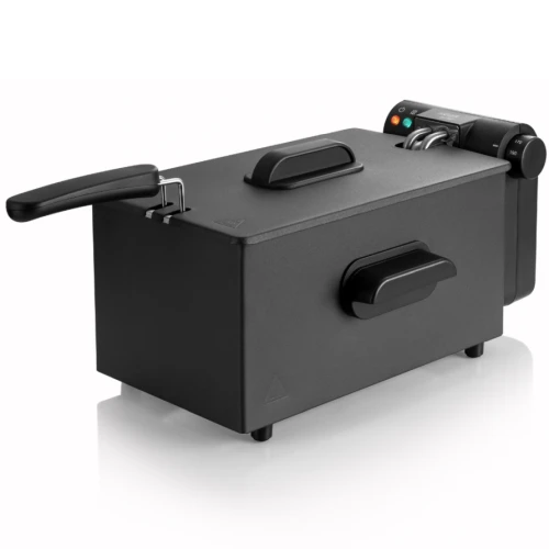 Gruzdintuvė Haeger Puodas do smażenia na głębokim tłuszczu 3L 2000W Dark Deep (DF-3SS.021A)