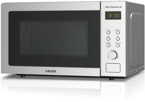Mikrobangų krosnelė Haeger MW-90S.012A MICRO STAINLESS 28 Microwave orkaitė 28L 1200W