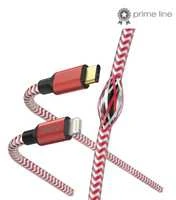 Hama Reflected USB-C - Lightning 1,5m, raudonas