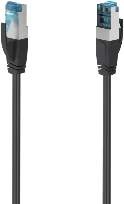Hama CAT6a S/FTP Tīkla Kabeļs 10 Gbit/s 5m RJ45 Melns