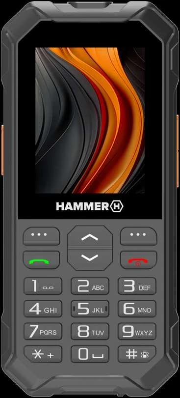 Mobilusis telefonas MyPhone Hammer 6 LTE, 2,4", 48MB, 240x320 px, juodas