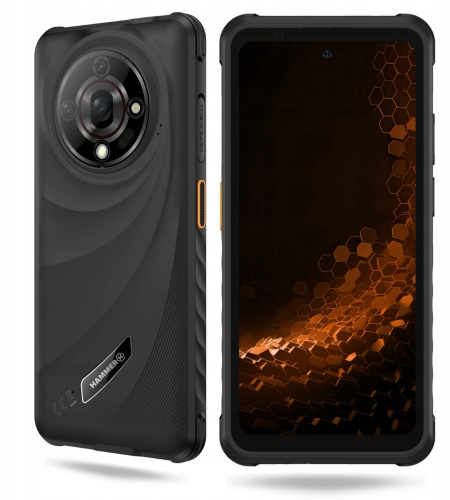 Išmanusis telefonas MyPhone Hammer Iron 6 5G, 6/128GB, juodas