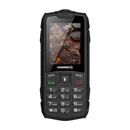 Mobilusis telefonas MyPhone Hammer Rock LTE, 2,4", 48/128MB, juodas