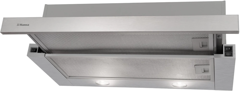 Gartraukis Įmontuotas gaubtas, Hansa, 60cm, inox panelė