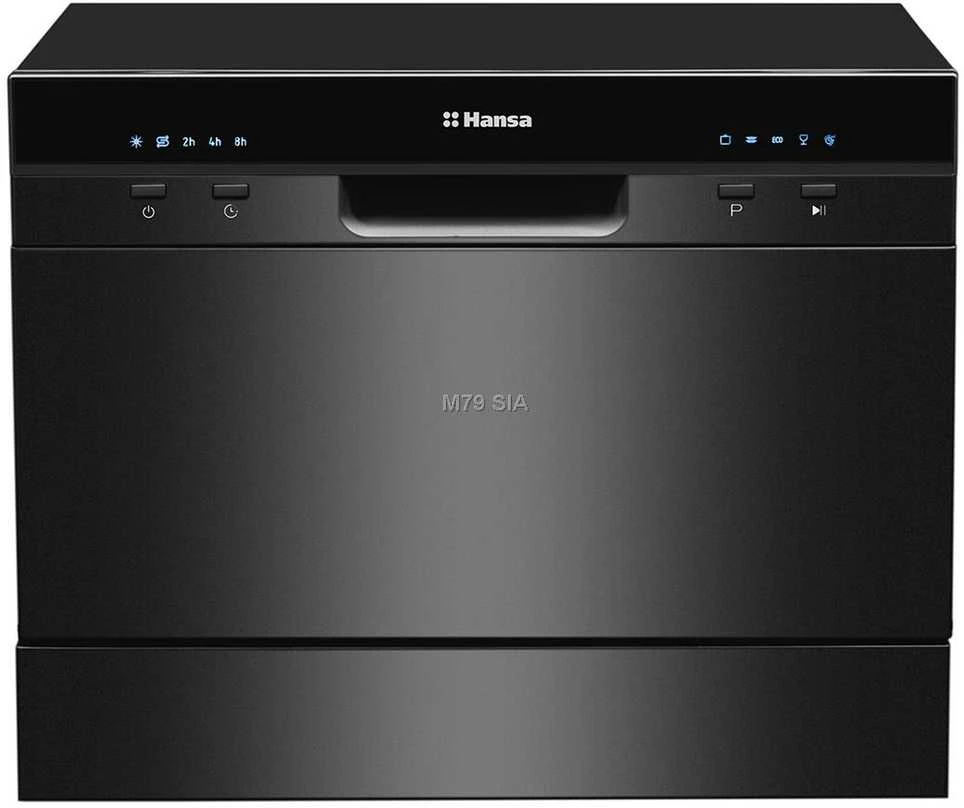 Indaplovė Hansa ZWM556BH mini 6 komplety juoda